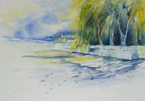 "Ufer" 36 x 48 cm
Aquarell (1), 230 Euro